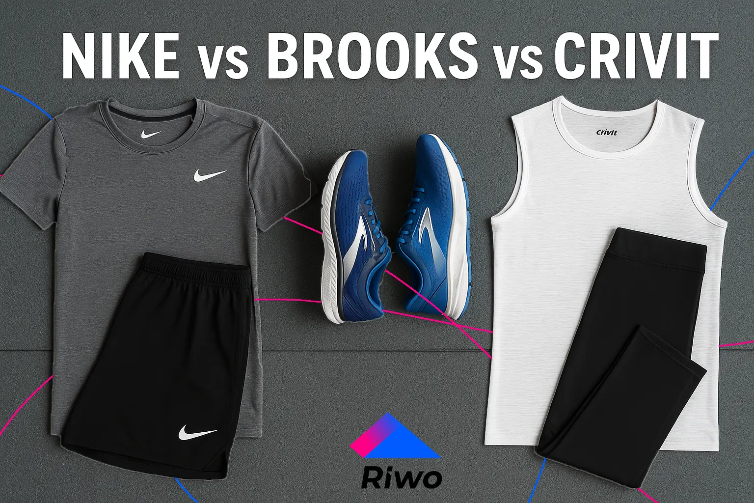 nike vs brooks vs crivit